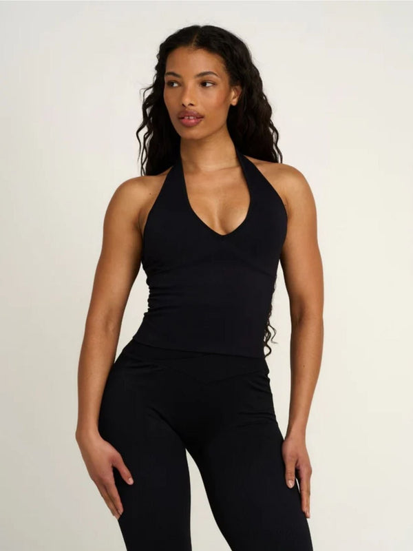 Elevate™ Top Halter Seamless Moldeador