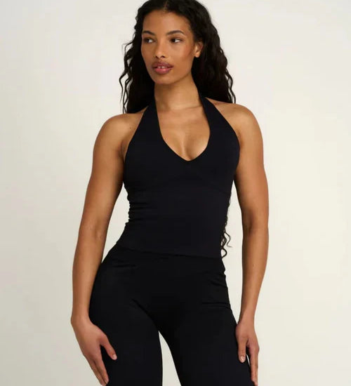 Elevate™ Top Halter Seamless Moldeador